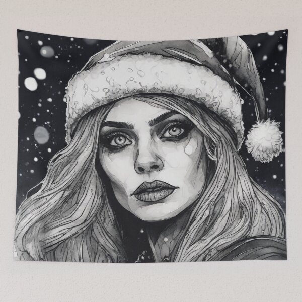 Item preview, Christmas and Holiday Elf - Watercolor & Ink 18 designed and sold by KBMediaArt.