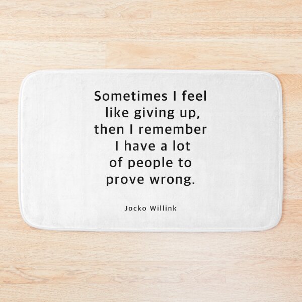 Item preview, Generic Jocko Willink Quote  designed and sold by corbrand.