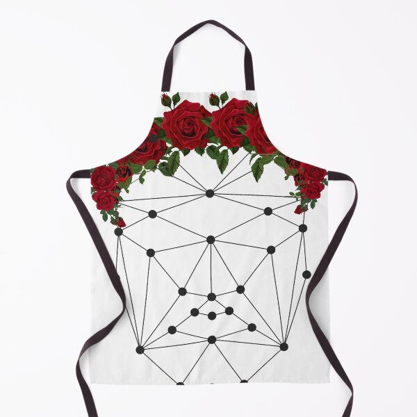 Item preview, rose face t shirt, Red rose pattern, an imaginative image designed and sold by dinartanddesign.