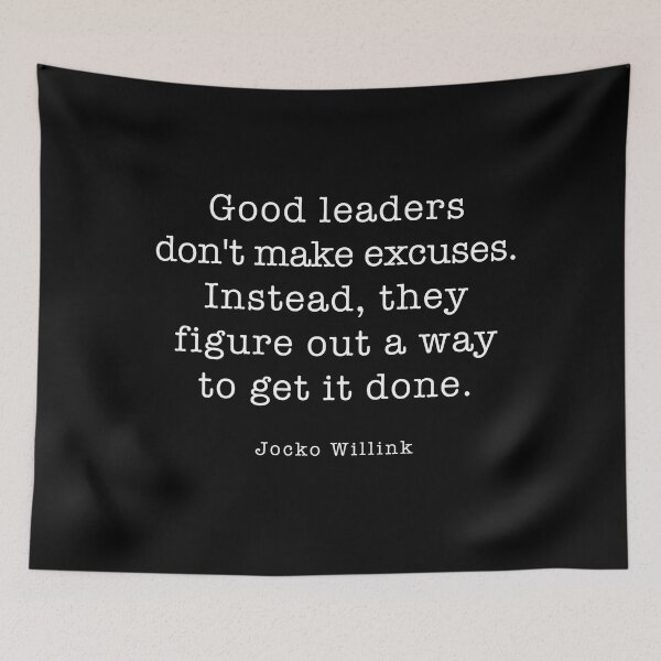 Item preview, Jocko Willink Motivational Quote designed and sold by corbrand.
