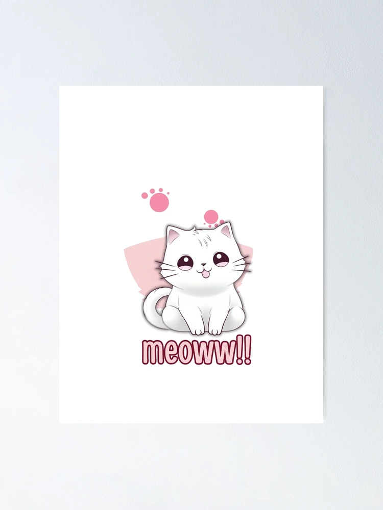 Thumbnail 1 of 3, Poster, A cute cat designed and sold by Rx-Designs.