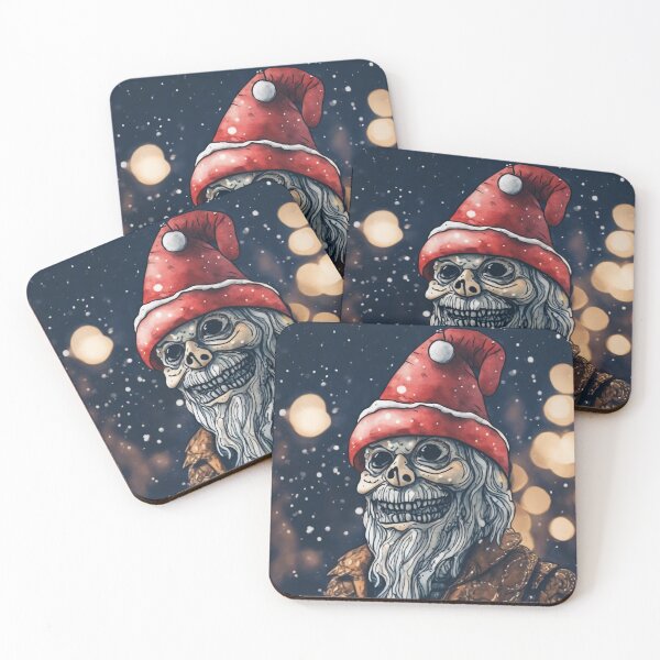 Item preview, Christmas and Holiday Evil Santa - Watercolor & Ink 1 designed and sold by KBMediaArt.