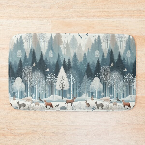 Item preview, Winter Forest nature Wildlife designed and sold by Nanthanon.