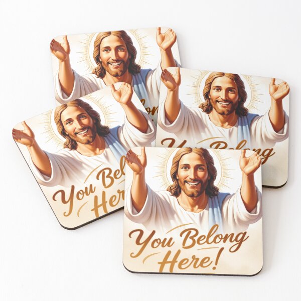 Item preview, Jesus You Belong Here for Church Greeter, Pastor, Staff designed and sold by tshirtart2024.