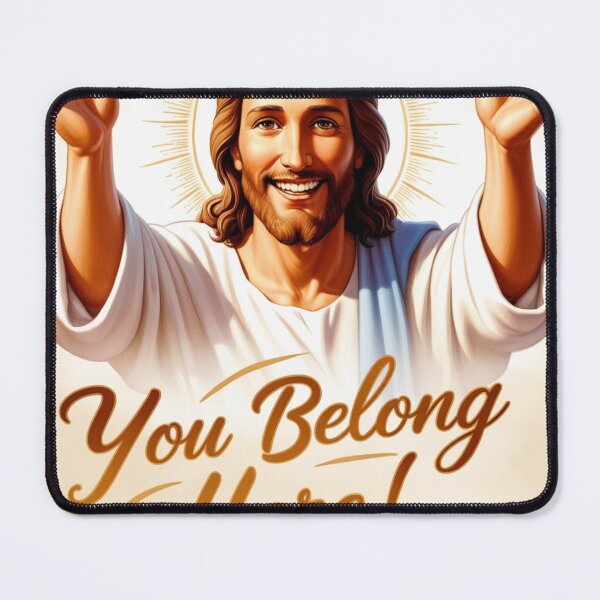 Item preview, Jesus You Belong Here for Church Greeter, Pastor, Staff designed and sold by tshirtart2024.