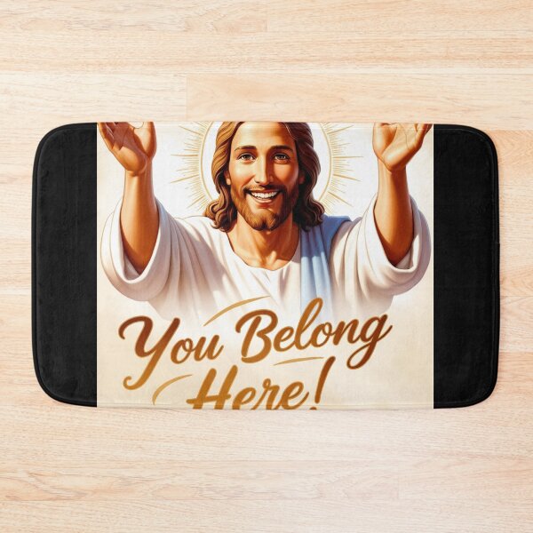 Item preview, Jesus You Belong Here for Church Greeter, Pastor, Staff designed and sold by tshirtart2024.