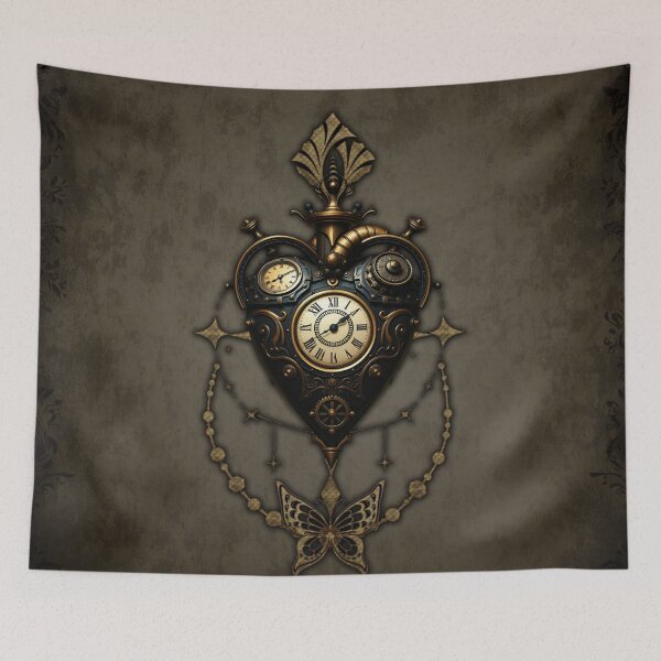 Item preview, Steampunk heart, a world full of magic and mechanics. designed and sold by nicky2342.