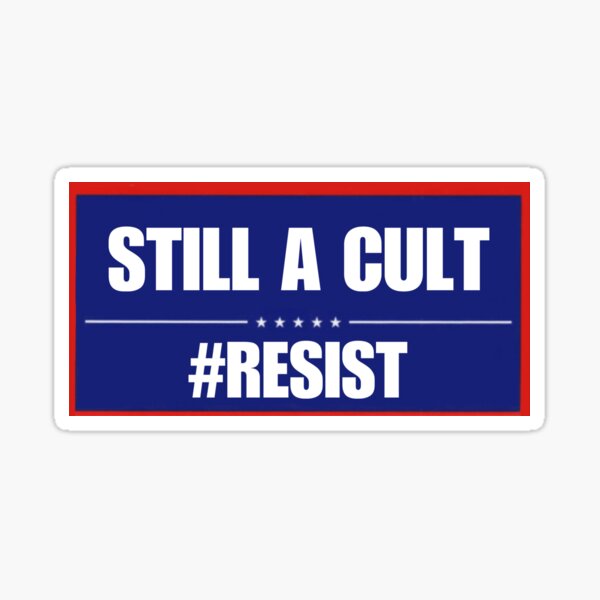 Resist trump cult Sticker