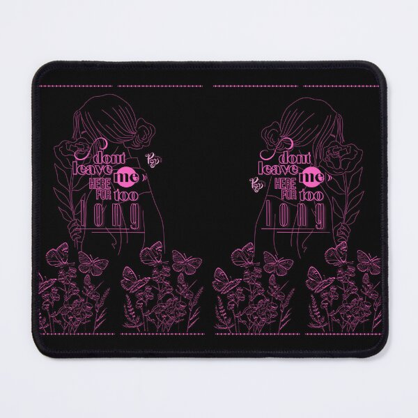 Item preview, Do Not Leave Me Flower Lady (black and pink) designed and sold by ProsetoPrint.