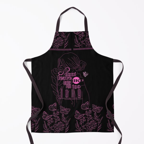 Item preview, Do Not Leave Me Flower Lady (black and pink) designed and sold by ProsetoPrint.