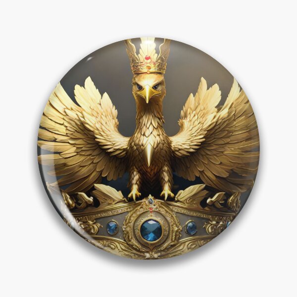 Item preview, GOLD CROWN EAGLE designed and sold by PIGCASSOSAIART.