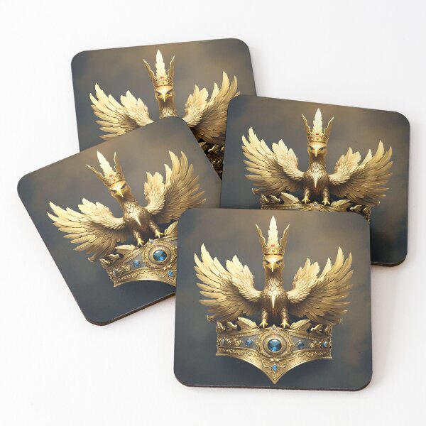 Item preview, GOLD CROWN EAGLE designed and sold by PIGCASSOSAIART.
