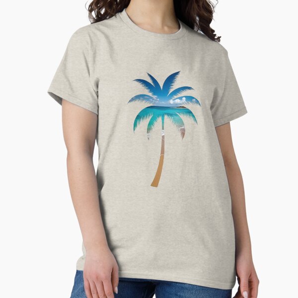 Artikel-Vorschau von Tropischer Strand Palme Silhouette, designt und verkauft von ZetaDream.