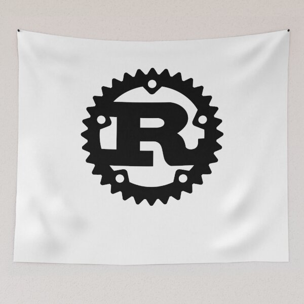 Item preview, Rust (White Outline) Official Logo T-Shirt designed and sold by Rainwater Merch.
