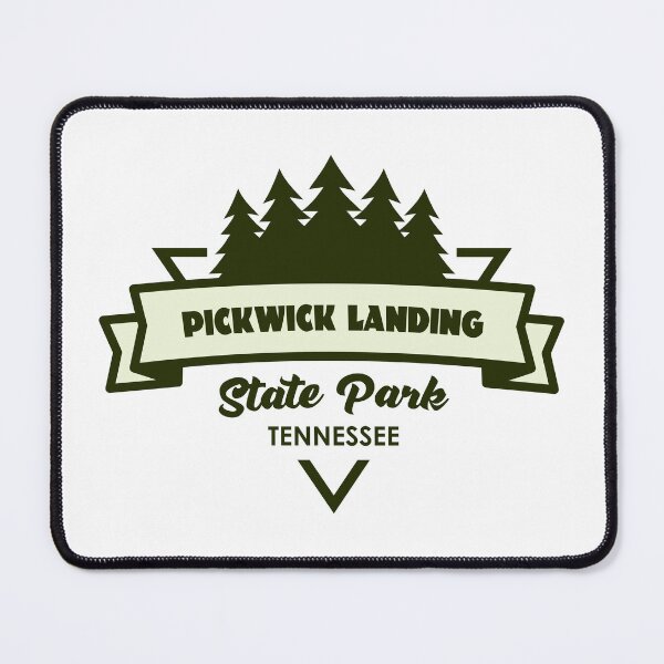 Item preview, Pickwick Landing State Park Tennessee Trees And Ribbon designed and sold by bivenart.