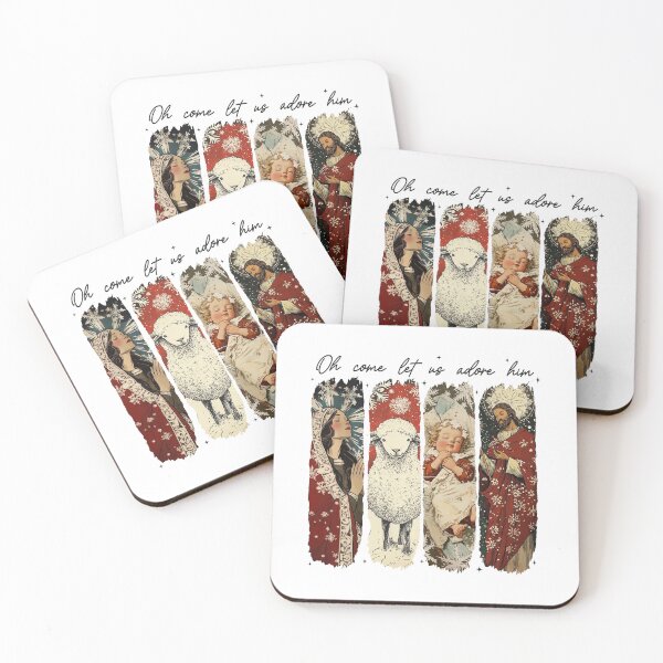 Item preview, Oh Come Let Us Adore Him designed and sold by vintagearttee.