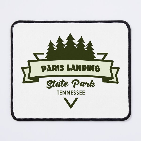 Item preview, Paris Landing State Park Tennessee Trees And Ribbon designed and sold by bivenart.