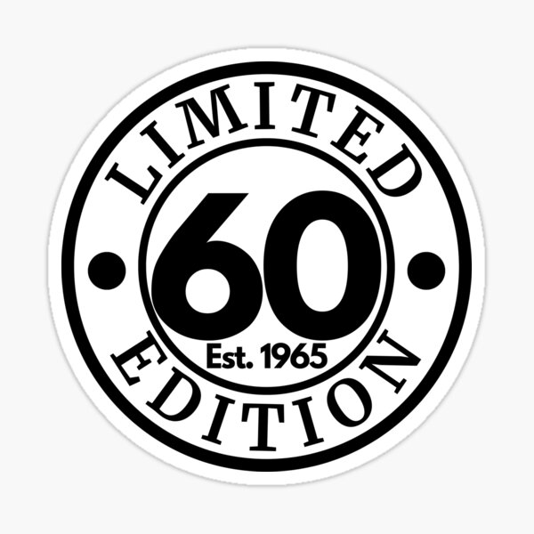 Item preview, Limited 60 Edition 1965  60th Birthday Anniversary Celebration designed and sold by highflycrafts.