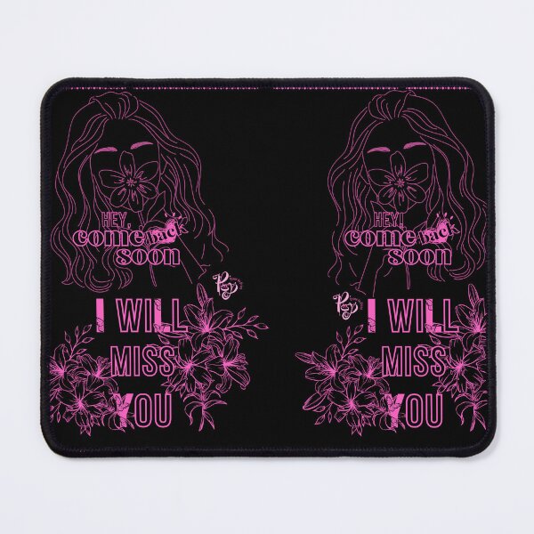 Item preview, Flower Lady Who Misses You (black and pink) designed and sold by ProsetoPrint.