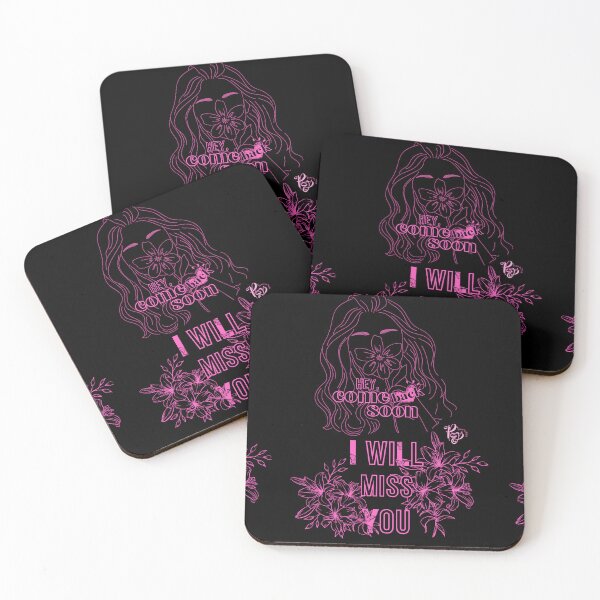 Item preview, Flower Lady Who Misses You (black and pink) designed and sold by ProsetoPrint.