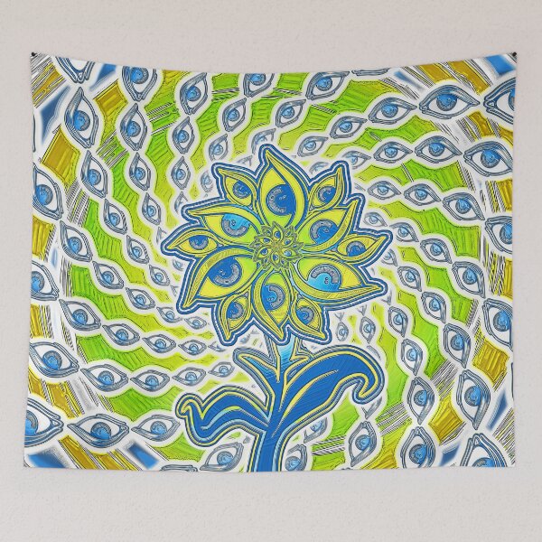 Item preview, EyeMandalaFlower6 designed and sold by Klaus Bremner (Autotelic Art).