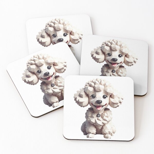 Item preview, Adorable Geometric Poodle Artwork designed and sold by KiEgon.