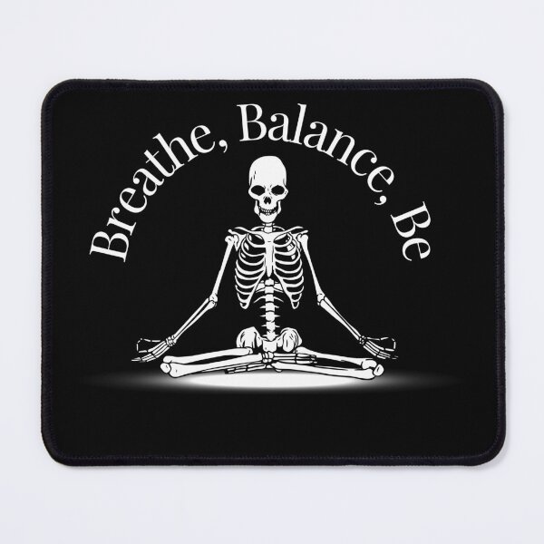 Item preview, Yoga Skeleton Meditation Guide, Breathe, Balance, Be Design designed and sold by dchom.