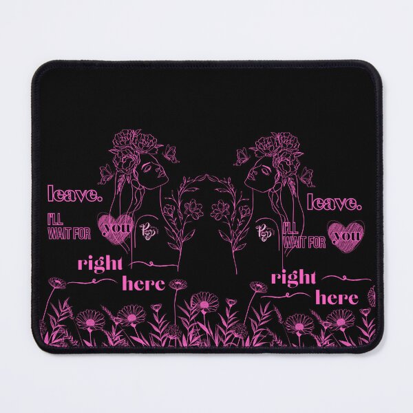 Item preview, Flower lady who waits for you (black and pink) designed and sold by ProsetoPrint.