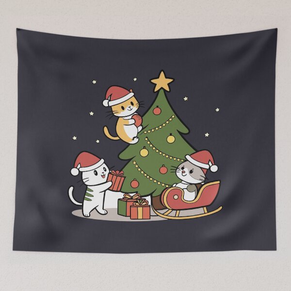 Item preview, Christmas Cat Squad designed and sold by Myghoust.