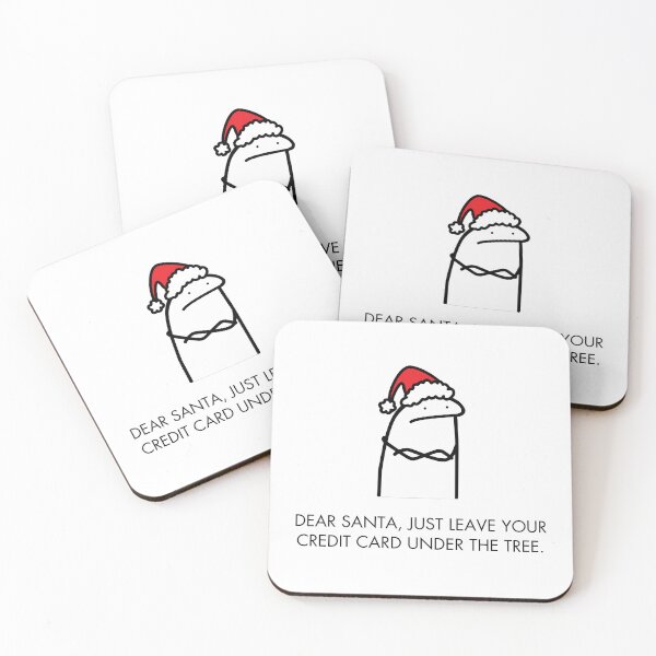 Item preview, Funny Christmas Santa Meme - Holiday Credit Card Humor designed and sold by ZaibsDesigns.