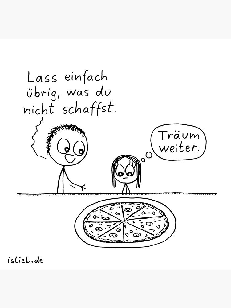 Uebrig lassen - islieb-Comic von islieb