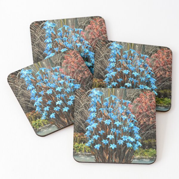 Item preview, Beautiful Blue Flower Fountain designed and sold by MangoSeeds.