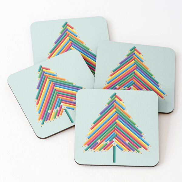Item preview, Christmas Tree Pencils Coloured designed and sold by everinseason.