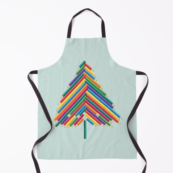 Aperçu de l'œuvre Crayons de couleur pour sapin de Noël créée et vendue par everinseason.