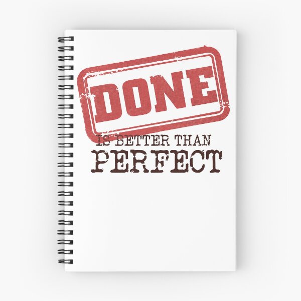 Item preview, Done is better than Perfect designed and sold by LionAround.