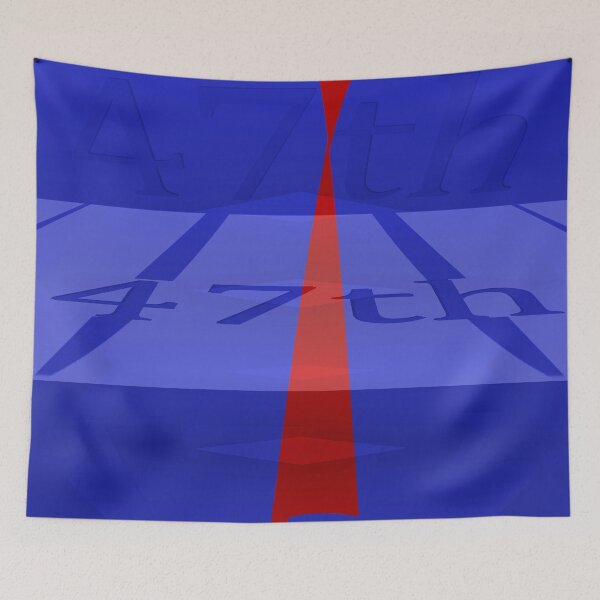 Item preview, Christmas Warmth 47th blue red tie designed and sold by Arttiiist.