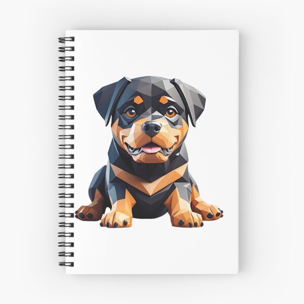 Item preview, Charming Geometric Rottweiler Artwork designed and sold by KiEgon.