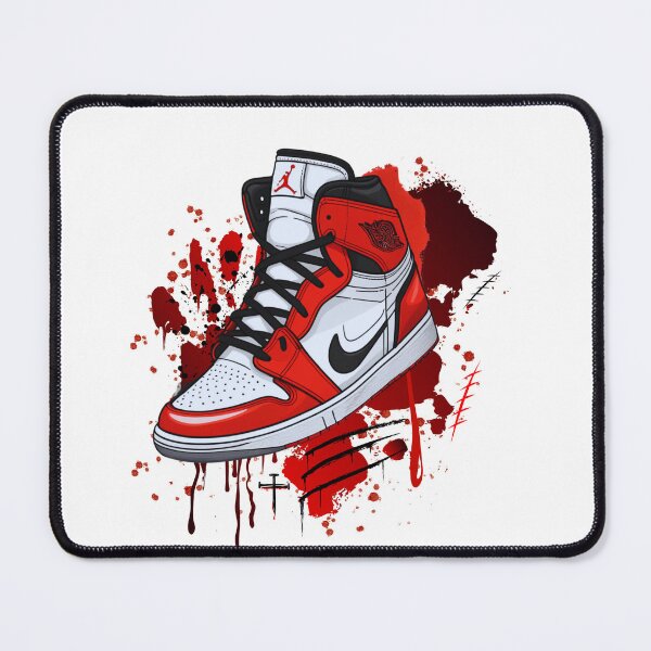 Item preview, "Street Style Red and White Sneaker Art – Bold Splash Design" designed and sold by PRIME4YOU.