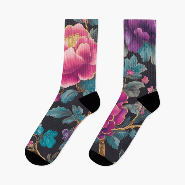 Item preview, Elegant Vintage Midnight Flowers designed and sold by GrinGalore.