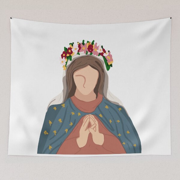 Item preview, Virgin Mary devotional designed and sold by Dominika Farkašová.