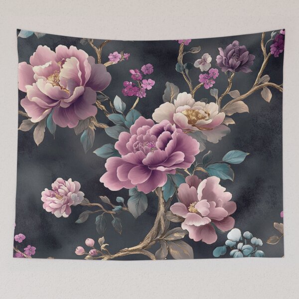 Item preview, Elegant Gentle Midnight Flowers designed and sold by GrinGalore.