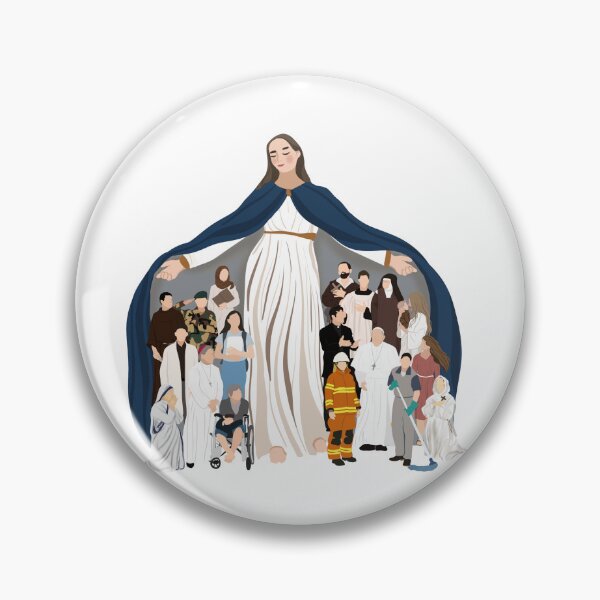 Item preview, blessed virgin mary decals designed and sold by Dominika Farkašová.