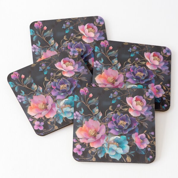 Item preview, Luxury Vintage Midnight Flowers designed and sold by GrinGalore.
