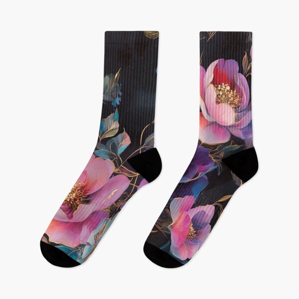Item preview, Luxury Vintage Midnight Flowers designed and sold by GrinGalore.