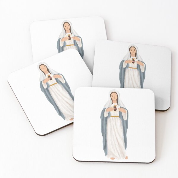 Item preview, Virgin Mary catholic symbols vinyl decals designed and sold by Dominika Farkašová.