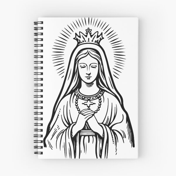 Item preview, Virgin Mary catholic faith sticker collection designed and sold by Dominika Farkašová.