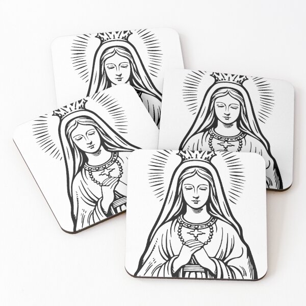 Item preview, Virgin Mary catholic faith sticker collection designed and sold by Dominika Farkašová.