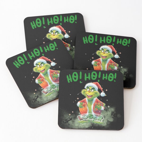 Item preview, Funny Green Grinch Loser Merry Christmas T-shirt Ho Ho Ho Gift Idea Grinch Face designed and sold by MarlenaMadlen.
