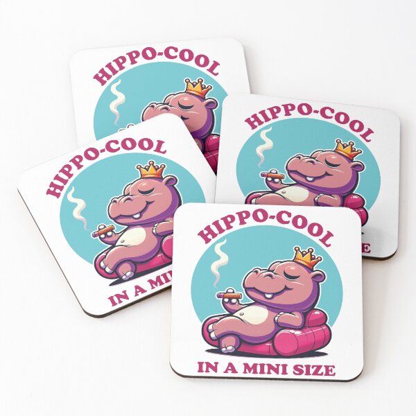 Item preview, Hippo Cool in a Mini Size designed and sold by jaiahshop.