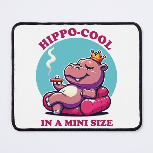 Item preview, Hippo Cool in a Mini Size designed and sold by jaiahshop.